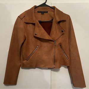 Hyfve Cropped “Suede” Jacket